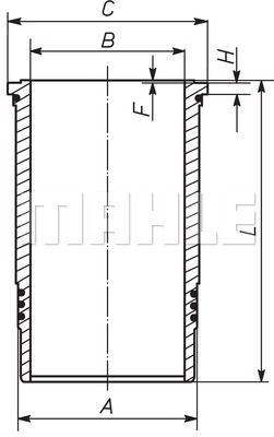 WILMINK GROUP Гильза цилиндра WG1148916